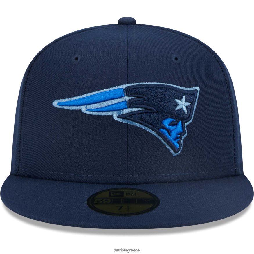 Patriots Jersey new era navy monocamo 59fifty εφαρμοστό καπέλο άνδρες αξεσουάρ VPDHTZ137