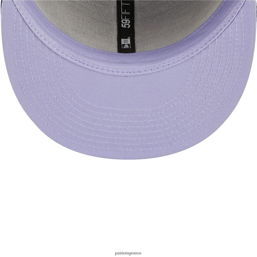 Patriots Jersey new era navy super bowl xxxvi purple pop sweat 59fifty εφαρμοστό καπέλο άνδρες αξεσουάρ VPDHTZ378