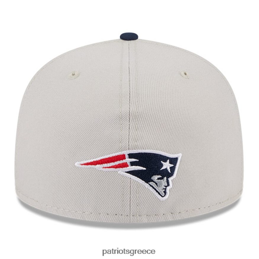 Patriots Jersey new era stone/navy 2023 nfl draft on stage 59fifty fitted hat άνδρες αξεσουάρ VPDHTZ115