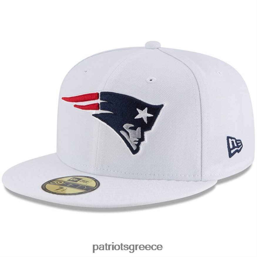 Patriots Jersey νέας εποχής λευκό omaha 59fifty εφαρμοστό καπέλο άνδρες αξεσουάρ VPDHTZ342