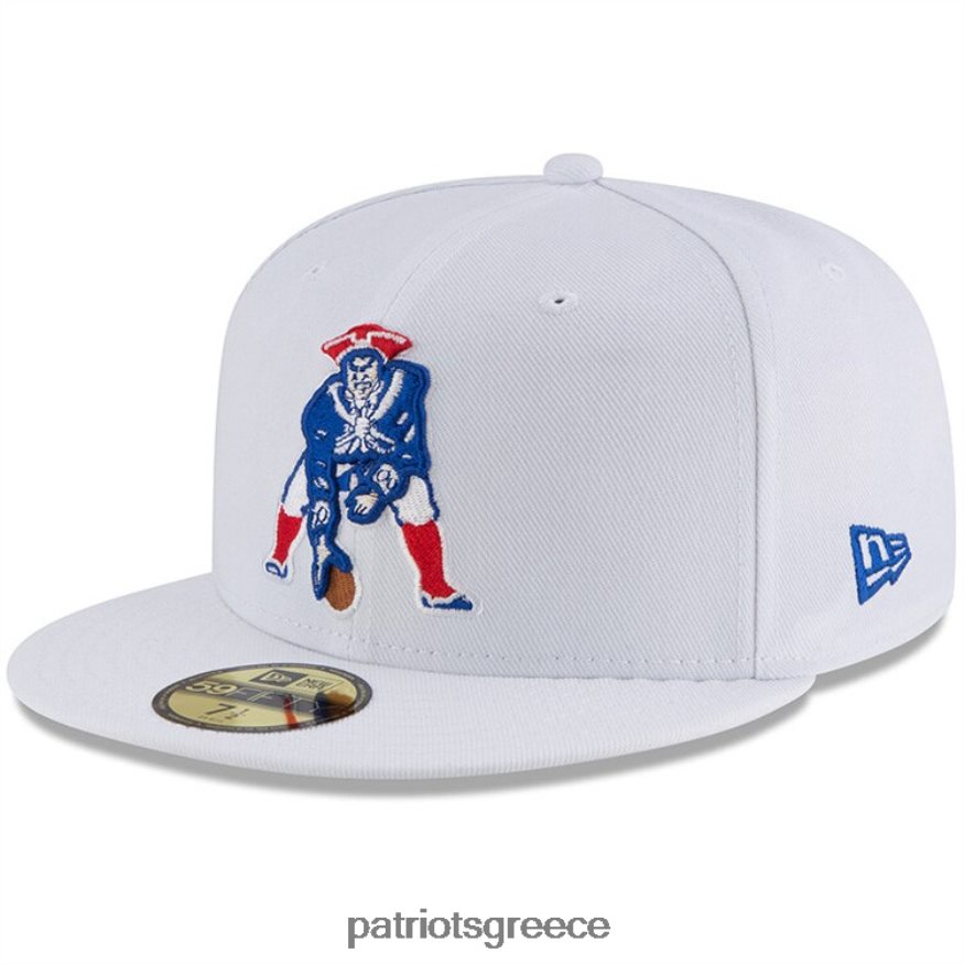 Patriots Jersey Λευκό λογότυπο νέας εποχής omaha 59fifty εφαρμοστό καπέλο άνδρες αξεσουάρ VPDHTZ382