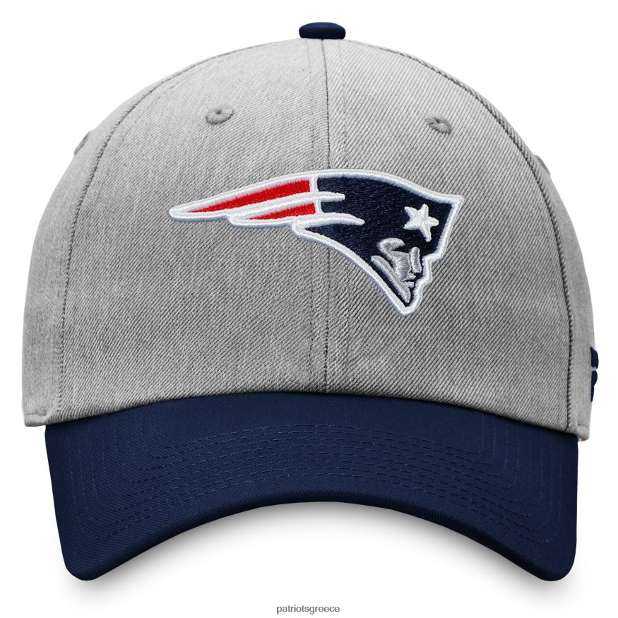 Patriots Jersey φανατικοί επώνυμα ελικώδες γκρι/ναυτικό καπέλο snapback δίχρωμο άνδρες αξεσουάρ VPDHTZ173