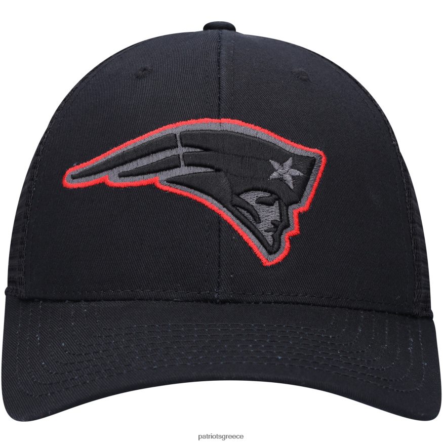 Patriots Jersey μαύρο καπέλο φορτηγατζή snapback άνδρες αξεσουάρ VPDHTZ335