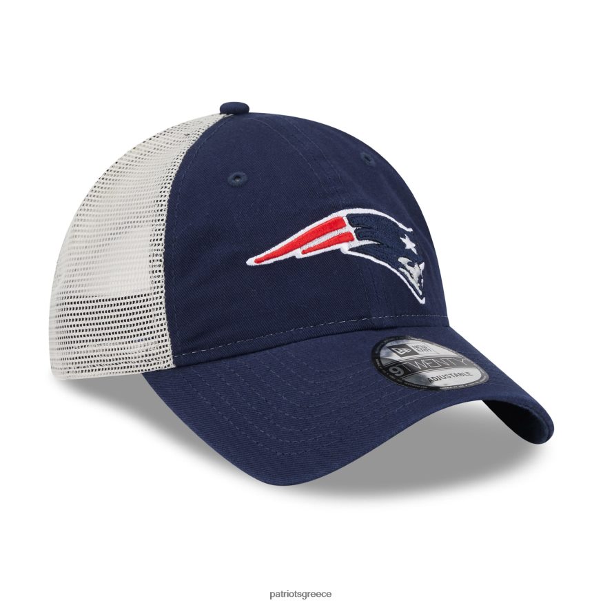Patriots Jersey καπέλο snapback new era navy/natural loyal 9twenty trucker άνδρες αξεσουάρ VPDHTZ369