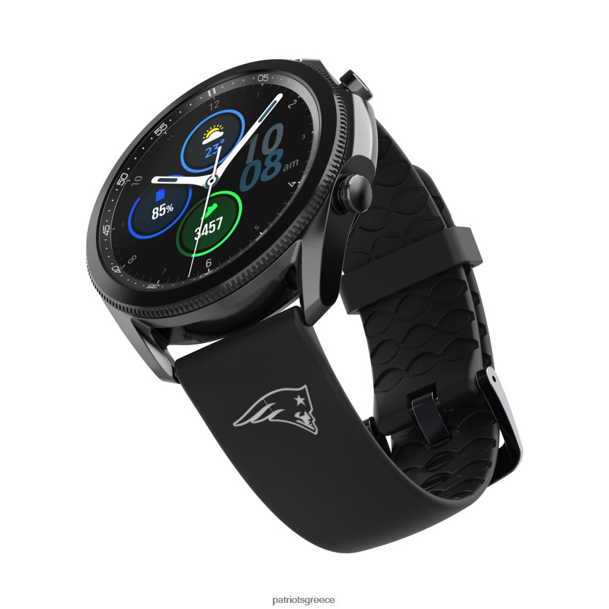 Patriots Jersey groove life μαύρη samsung κοντή ζώνη ρολογιού 22 χιλιοστών άνδρες αξεσουάρ VPDHTZ83