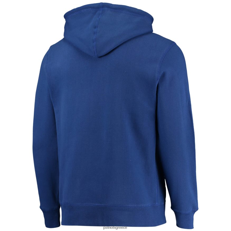 Patriots Jersey Πουλόβερ με κουκούλα με 47 βασιλικές ρίγες άνδρες είδη ένδυσης VPDHTZ595