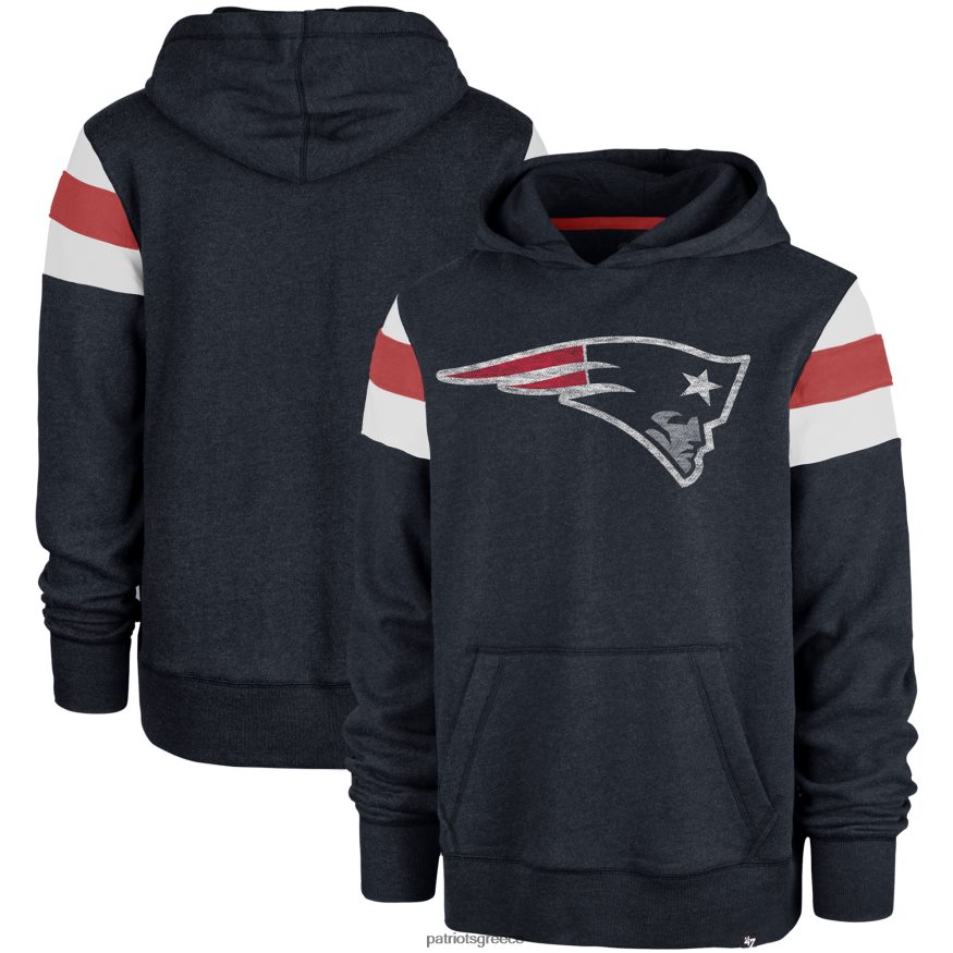 Patriots Jersey 47 ναυτικό premier nico pullover hoodie άνδρες είδη ένδυσης VPDHTZ605