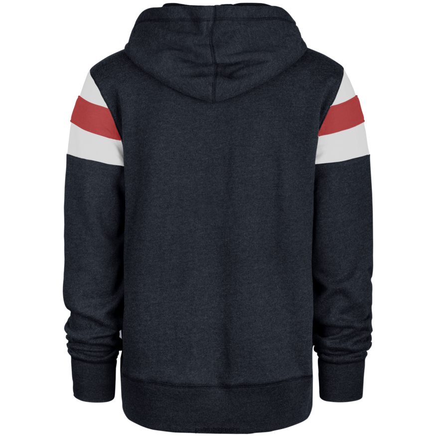 Patriots Jersey 47 ναυτικό premier nico pullover hoodie άνδρες είδη ένδυσης VPDHTZ605