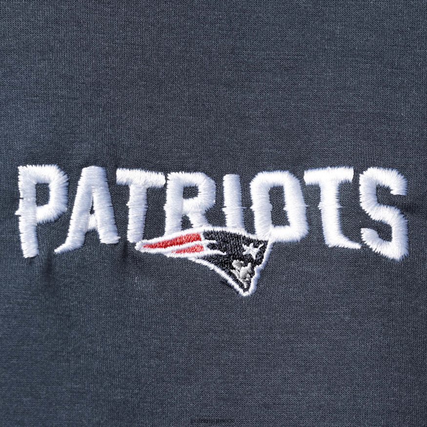 Patriots Jersey Dunbrooke navy shag με κουκούλα ρεγκλάν τριπλής με φερμουάρ άνδρες είδη ένδυσης VPDHTZ569