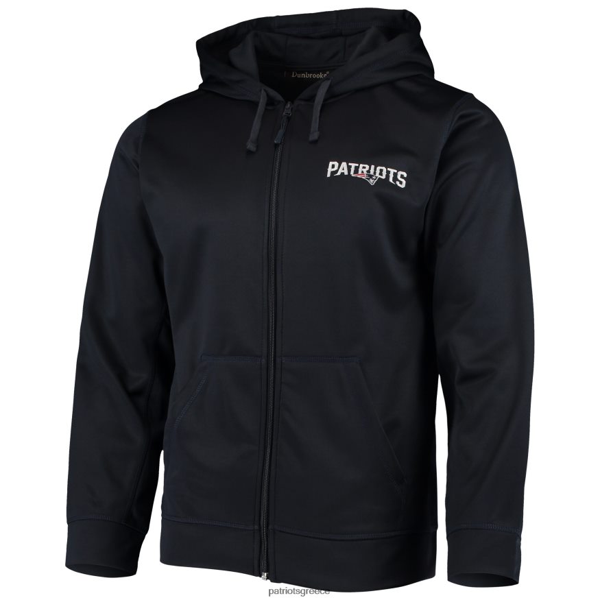 Patriots Jersey Dunbrooke navy trophy fleece φούτερ με φερμουάρ άνδρες είδη ένδυσης VPDHTZ674