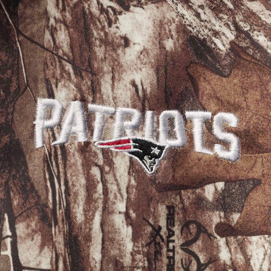 Patriots Jersey Dunbrooke realtree camo κύκλος πρωταθλητής τεχνολογίας πουλόβερ με κουκούλα φλις άνδρες είδη ένδυσης VPDHTZ721
