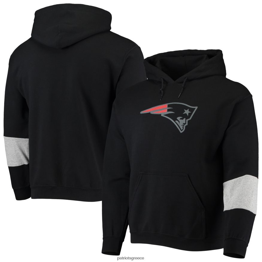 Patriots Jersey Refried ένδυσης μαύρο βιώσιμο πουλόβερ κουκούλα άνδρες είδη ένδυσης VPDHTZ792