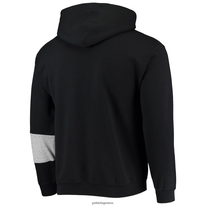 Patriots Jersey Refried ένδυσης μαύρο βιώσιμο πουλόβερ κουκούλα άνδρες είδη ένδυσης VPDHTZ792