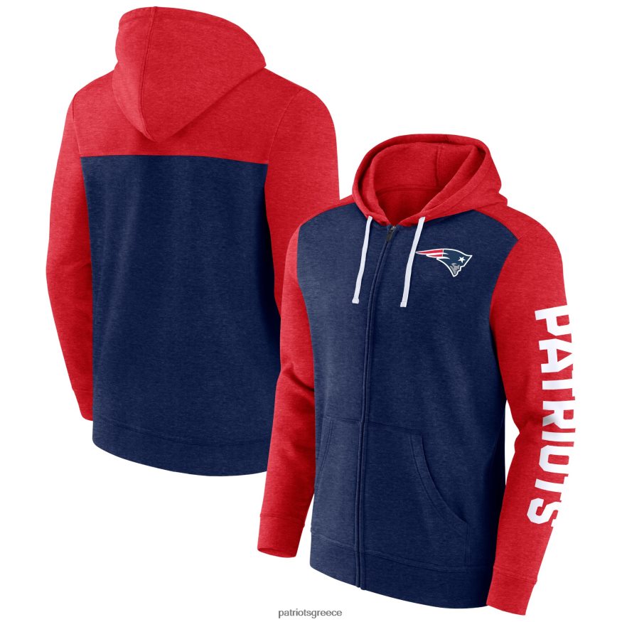 Patriots Jersey φανατικοί επώνυμα φούτερ με φούτερ με φερμουάρ και φούτερ άνδρες είδη ένδυσης VPDHTZ485