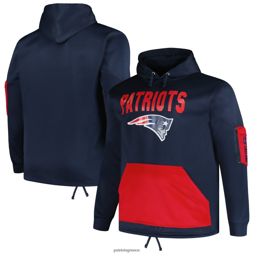 Patriots Jersey φανατικά επώνυμα ναυτικό μεγάλο και ψηλό πουλόβερ με κουκούλα άνδρες είδη ένδυσης VPDHTZ500