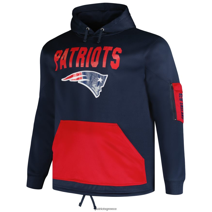 Patriots Jersey φανατικά επώνυμα ναυτικό μεγάλο και ψηλό πουλόβερ με κουκούλα άνδρες είδη ένδυσης VPDHTZ500