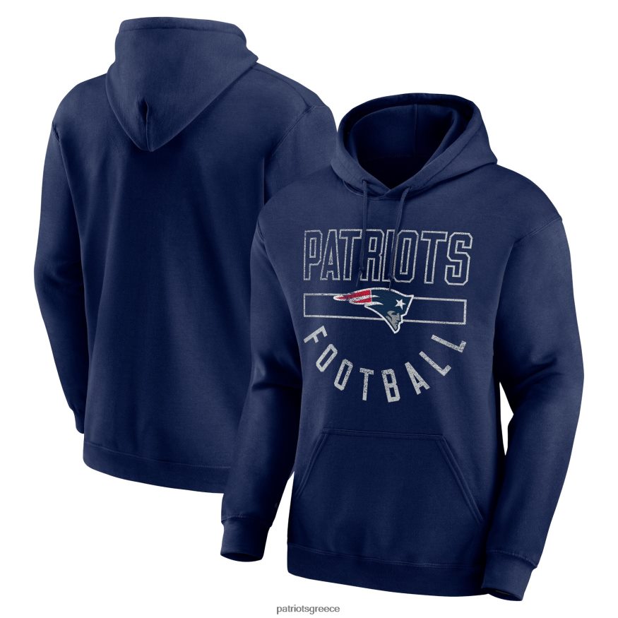 Patriots Jersey φανατικοί επώνυμα ναυτικό πουλόβερ με φούσκα οθόνη άνδρες είδη ένδυσης VPDHTZ504