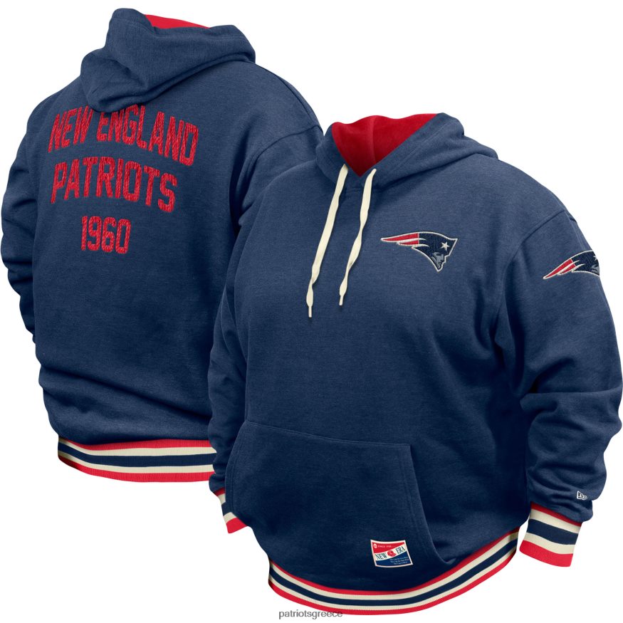 Patriots Jersey νέας εποχής ναυτικό πουλόβερ με κουκούλα άνδρες είδη ένδυσης VPDHTZ557