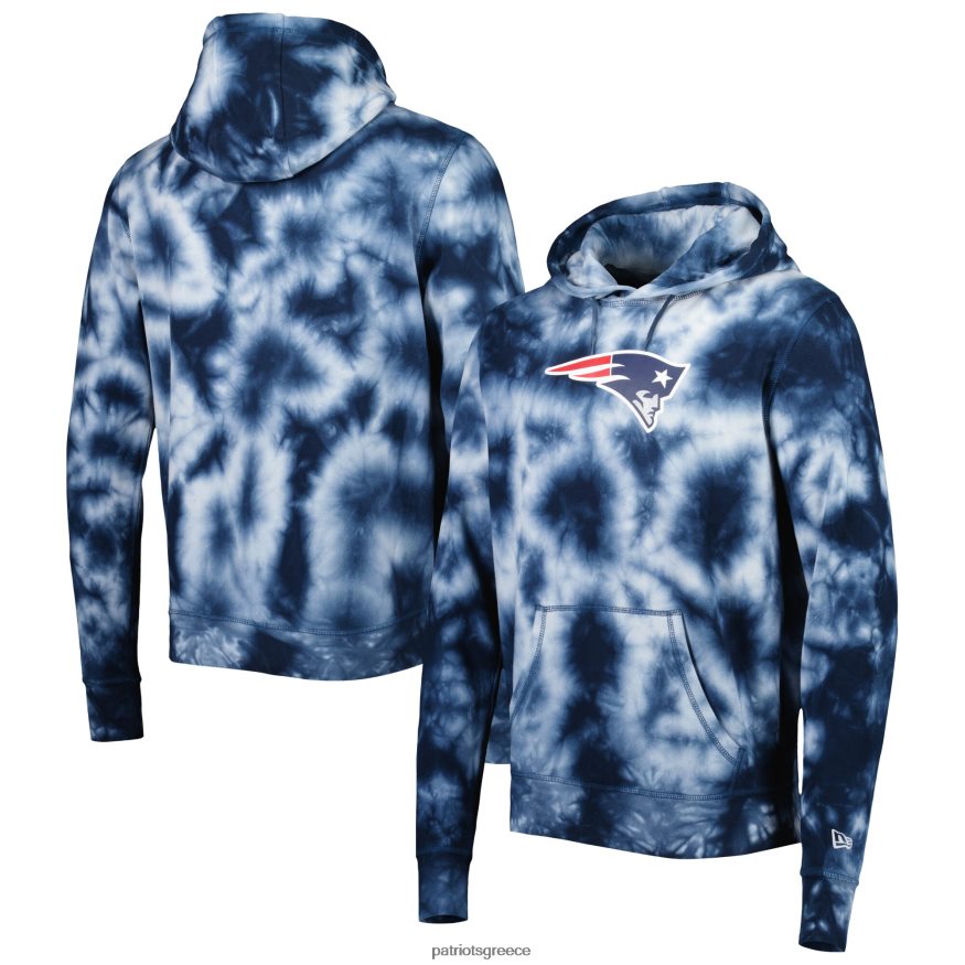 Patriots Jersey κουκούλα με κουκούλα πουλόβερ γραβάτα-βαφής ναυτικής ομάδας νέας εποχής άνδρες είδη ένδυσης VPDHTZ575