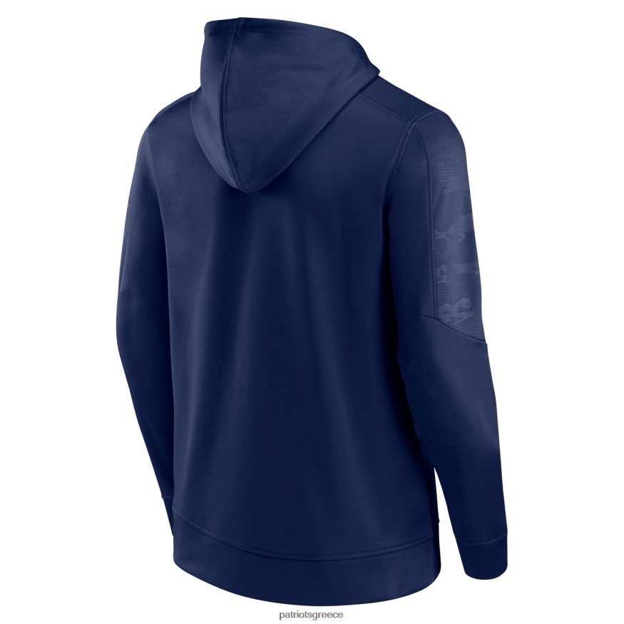 Patriots Jersey φανατικοί επώνυμα ναυτικό στο μπαλάκι πουλόβερ με κουκούλα άνδρες είδη ένδυσης VPDHTZ593