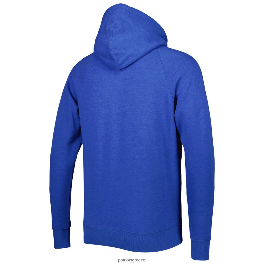 Patriots Jersey φόρος τιμής βασιλικό ρετρό κράνος με κουκούλα πουλόβερ ρεγκλάν τριπλής ανάμειξης άνδρες είδη ένδυσης VPDHTZ617