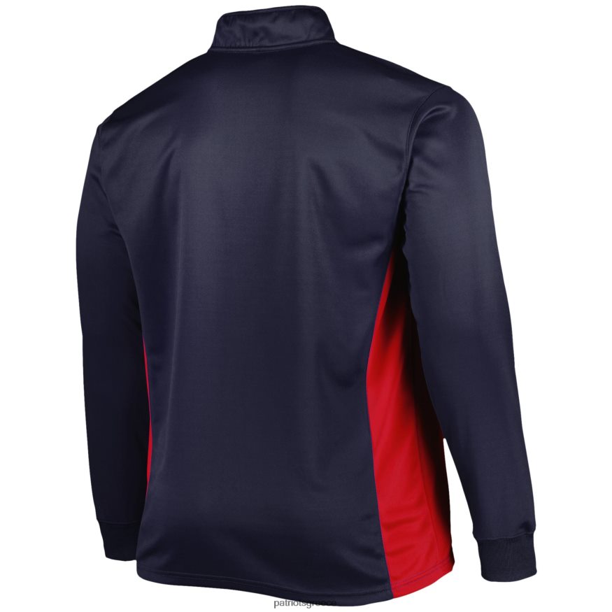 Patriots Jersey ναυτικό μεγάλο και ψηλό μπλουζάκι με φερμουάρ άνδρες είδη ένδυσης VPDHTZ635