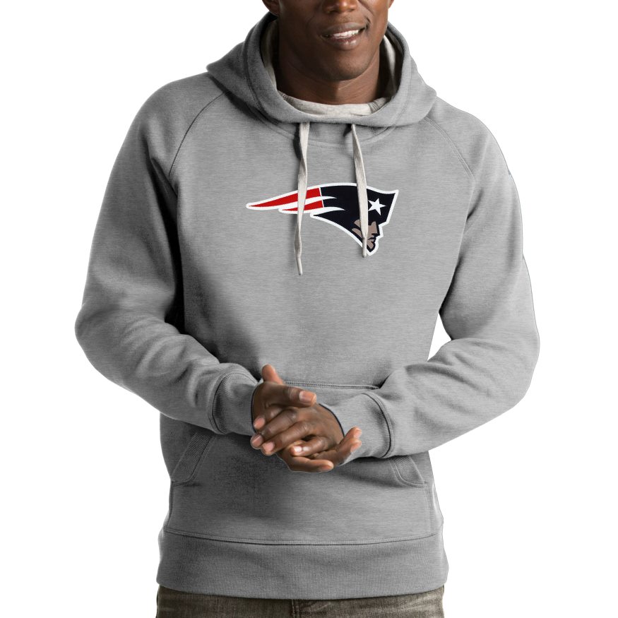 Patriots Jersey Αντίγκουα ερείκη γκρι νίκη πουλόβερ με κουκούλα άνδρες είδη ένδυσης VPDHTZ645