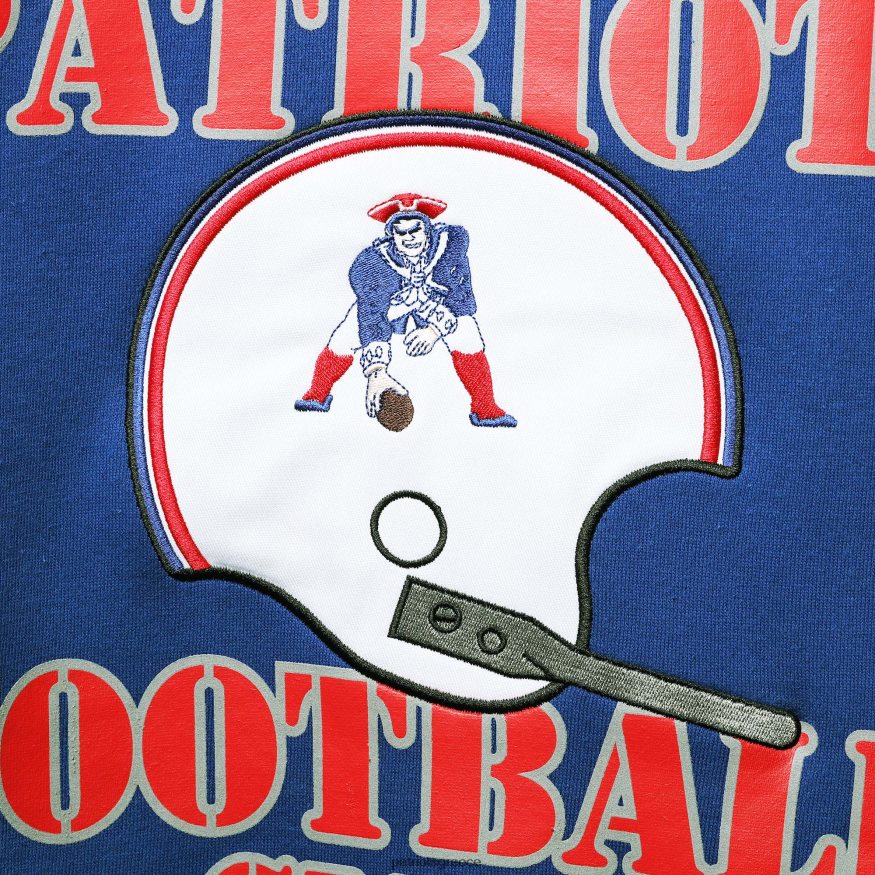 Patriots Jersey Φούτερ πουλόβερ με μπλουζάκι εκκίνησης βασιλικά αποδυτήρια άνδρες είδη ένδυσης VPDHTZ649