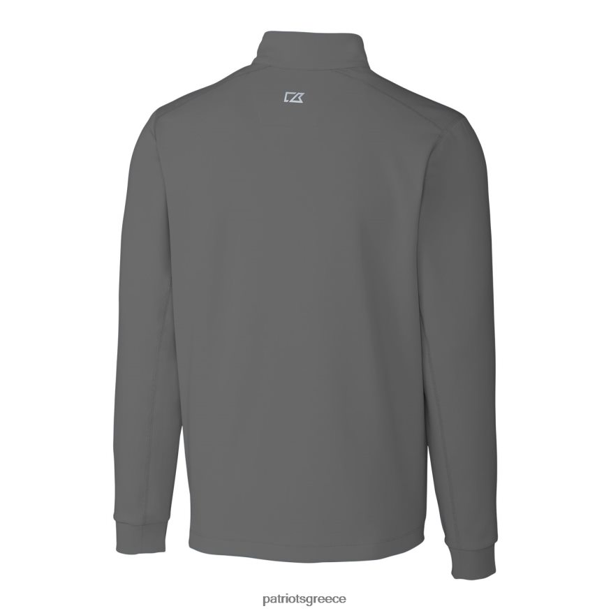 Patriots Jersey Μεγάλο και ψηλό πουλόβερ με φερμουάρ με τετράγωνο τεντωμένο λογότυπο άνδρες είδη ένδυσης VPDHTZ679