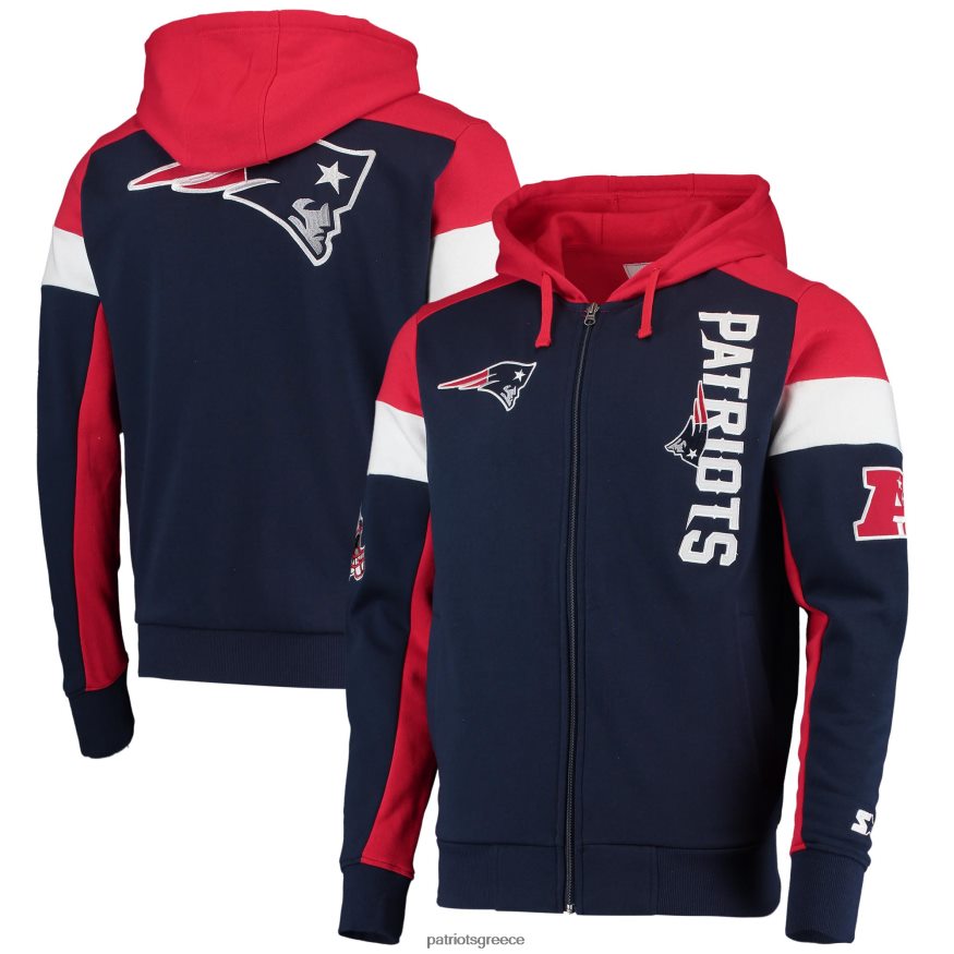 Patriots Jersey ακραίο φούτερ με φερμουάρ με κουκούλα άνδρες είδη ένδυσης VPDHTZ690
