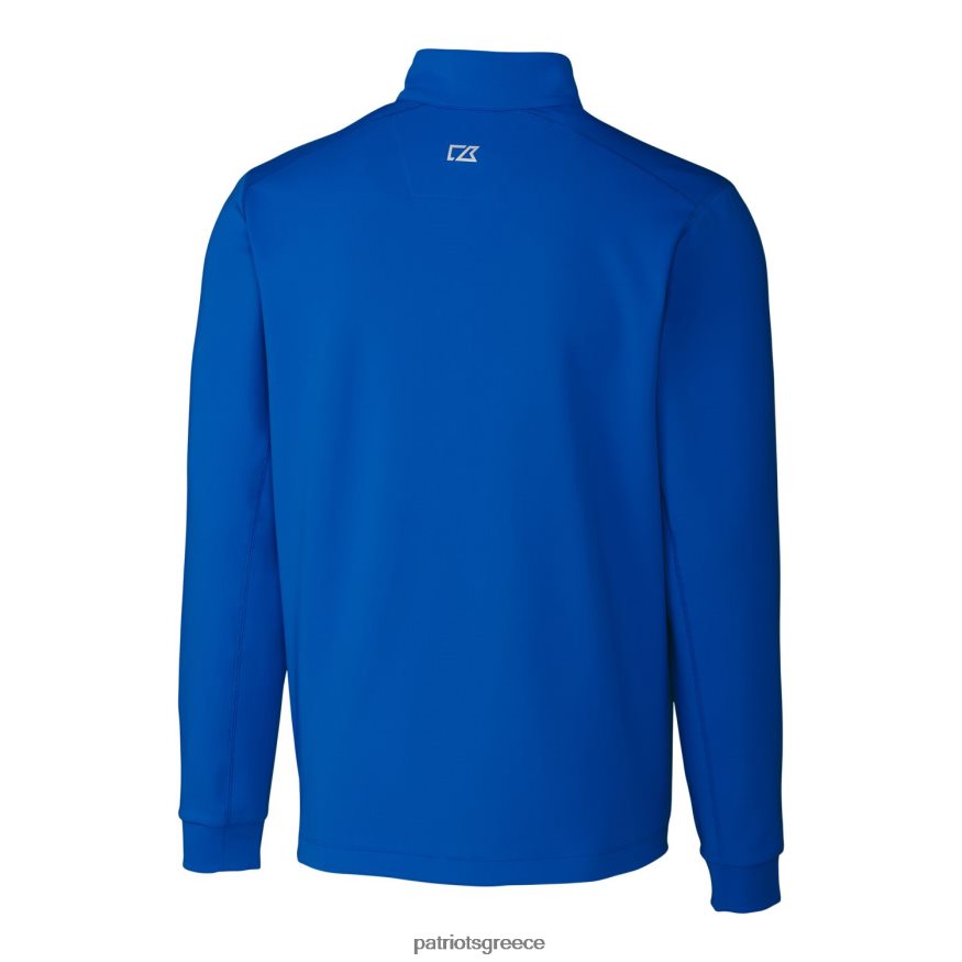 Patriots Jersey Μπλουζάκι πουλόβερ με φερμουάρ, τεντωμένο τέταρτο με φερμουάρ άνδρες είδη ένδυσης VPDHTZ695