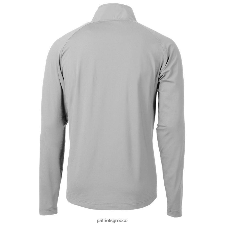 Patriots Jersey κόφτη και γκρι γκρι προσαρμογή οικολογική πλεκτή υβριδική ανακυκλωμένη κορυφή πουλόβερ με φερμουάρ άνδρες είδη ένδυσης VPDHTZ738