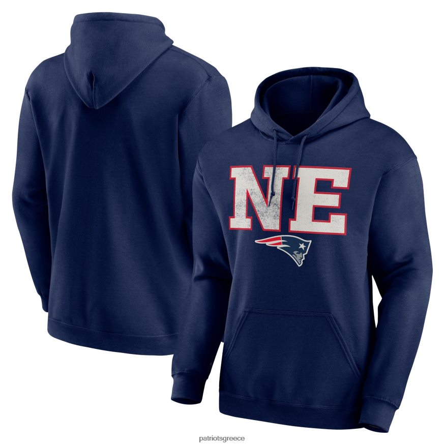 Patriots Jersey κουκούλα πουλόβερ ναυτικού πίνακα αποτελεσμάτων άνδρες είδη ένδυσης VPDHTZ756