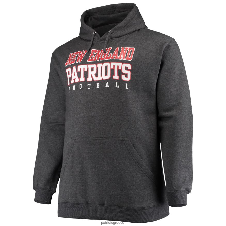 Patriots Jersey φανατικοί, επώνυμα κουκούλα με κουκούλα από κάρβουνο, μεγάλο & ψηλό άνδρες είδη ένδυσης VPDHTZ799