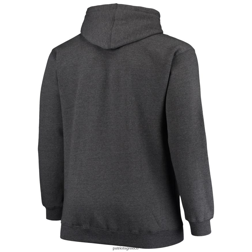 Patriots Jersey φανατικοί, επώνυμα κουκούλα με κουκούλα από κάρβουνο, μεγάλο & ψηλό άνδρες είδη ένδυσης VPDHTZ799