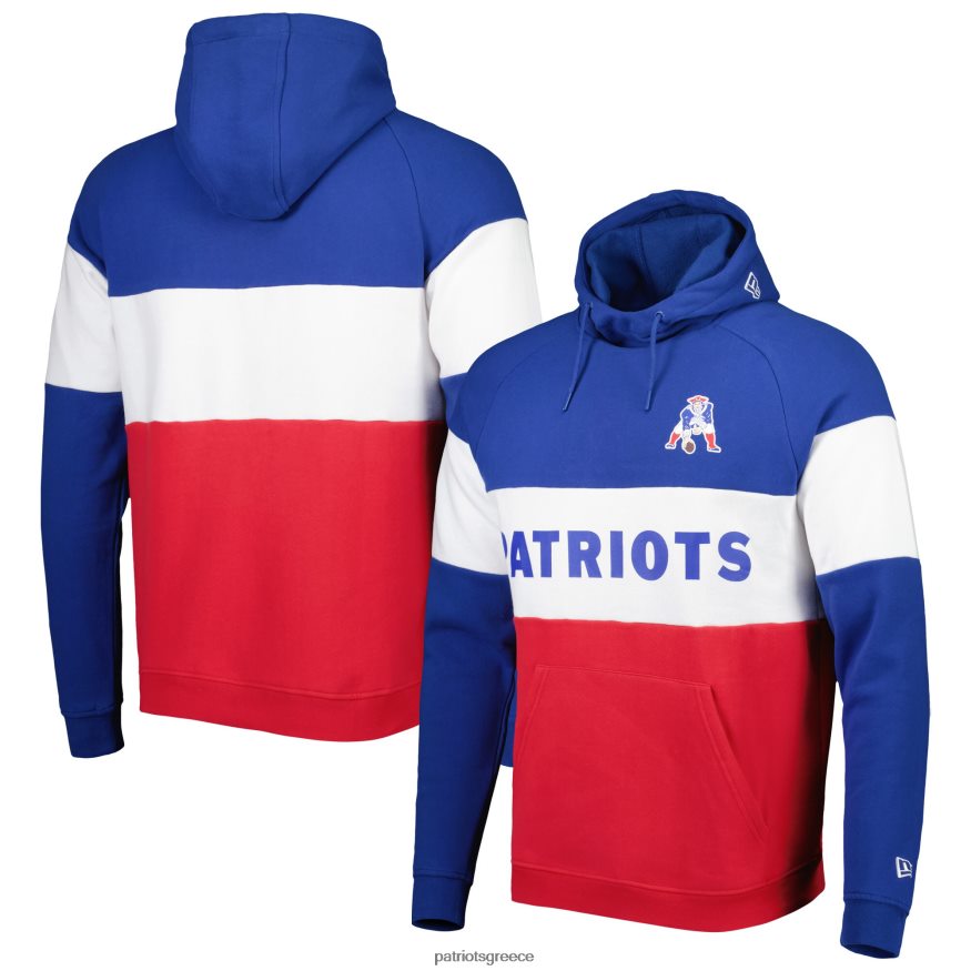 Patriots Jersey Πουλόβερ πουλόβερ νέας εποχής, κόκκινο/βασιλικό colorblock άνδρες είδη ένδυσης VPDHTZ594