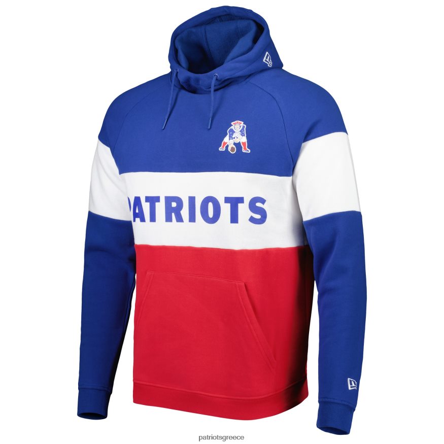 Patriots Jersey Πουλόβερ πουλόβερ νέας εποχής, κόκκινο/βασιλικό colorblock άνδρες είδη ένδυσης VPDHTZ594
