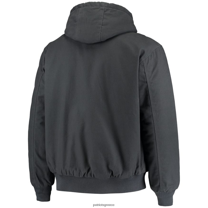 Patriots Jersey Μπουφάν dunbrooke navy dakota από βαμβακερό καμβά με κουκούλα άνδρες είδη ένδυσης VPDHTZ668