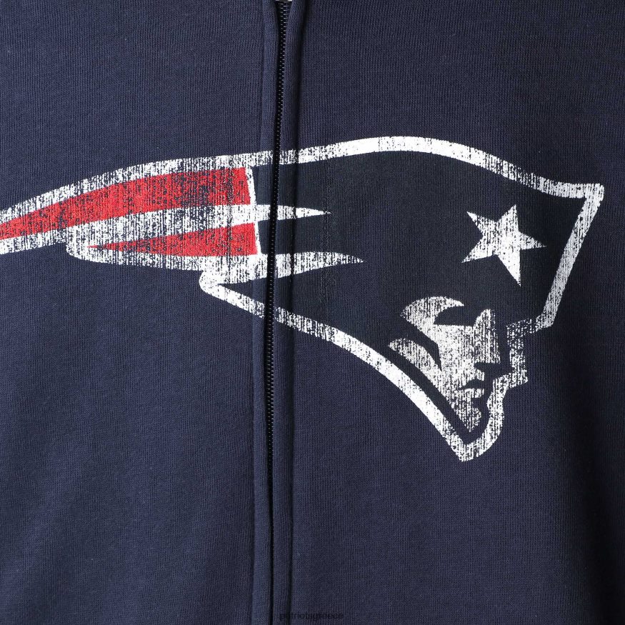 Patriots Jersey g-iii sports by carl banks navy main logo Φούτερ με φερμουάρ άνδρες είδη ένδυσης VPDHTZ702