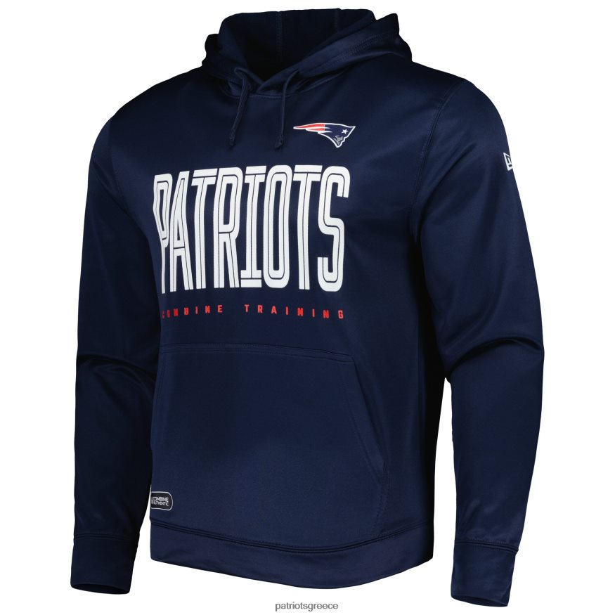Patriots Jersey νέας εποχής το ναυτικό συνδυάζει αυθεντικό κουκούλα πουλόβερ huddle up άνδρες είδη ένδυσης VPDHTZ680