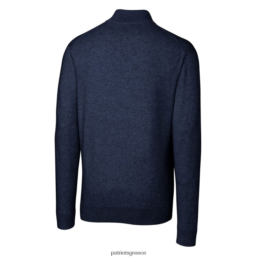 Patriots Jersey Μεγάλο και ψηλό πουλόβερ με φερμουάρ lakemont πουλόβερ με κόφτη & buck άνδρες είδη ένδυσης VPDHTZ661