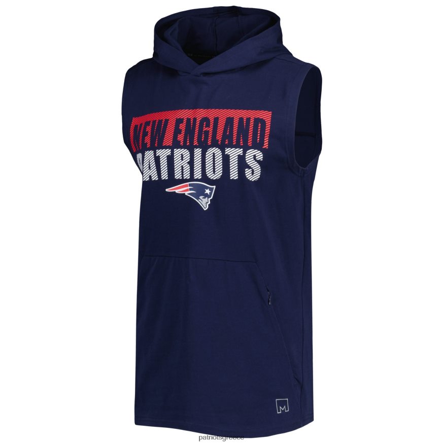 Patriots Jersey msx by michael strahan ναυτικό ρελέ αμάνικο πουλόβερ κουκούλα άνδρες είδη ένδυσης VPDHTZ576