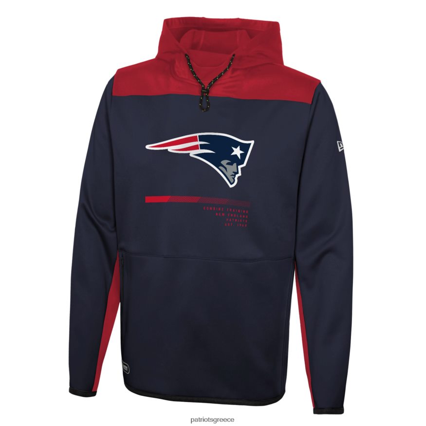 Patriots Jersey το new era navy συνδυάζει αυθεντικό πουλόβερ με κουκούλα άνδρες είδη ένδυσης VPDHTZ773