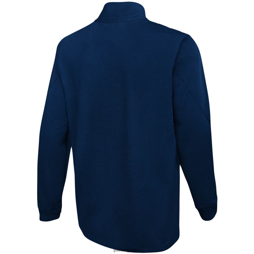 Patriots Jersey new era navy συνδυάζουν αυθεντικό overcome τζάκετ με φερμουάρ άνδρες είδη ένδυσης VPDHTZ733