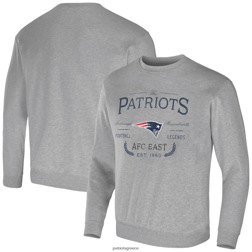 Patriots Jersey nfl x Darius rucker συλλογή από φανατικές φούτερ πουλόβερ με γκρι ερείκη άνδρες είδη ένδυσης VPDHTZ582