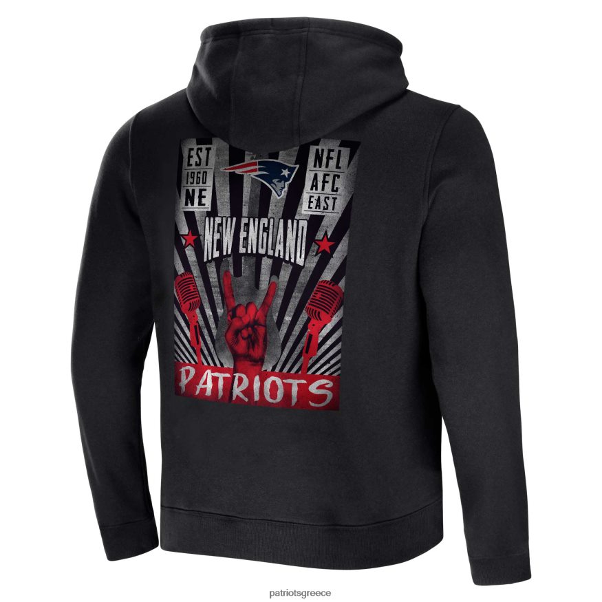 Patriots Jersey Συλλογή nfl x darius rucker από φανατικές μαύρες ρόκερ με φούτερ με φερμουάρ άνδρες είδη ένδυσης VPDHTZ589