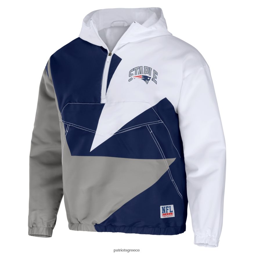 Patriots Jersey nfl x staple navy σε όλη την εκτύπωση ελαφρύ μπουφάν με φερμουάρ άνδρες είδη ένδυσης VPDHTZ586