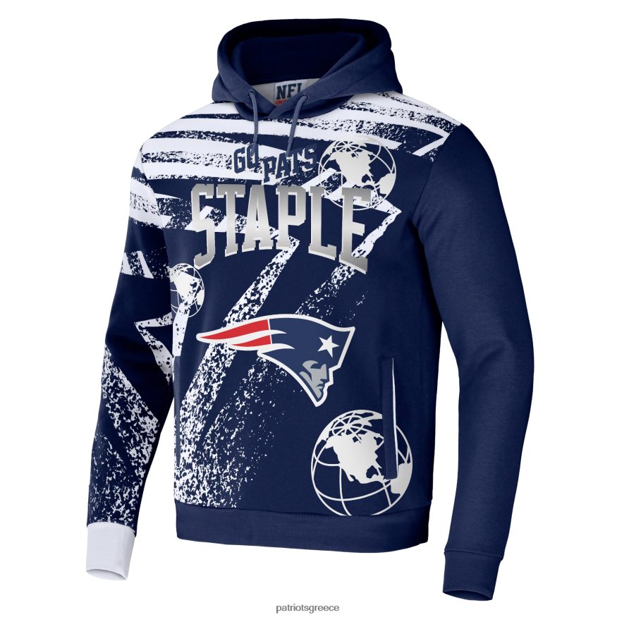 Patriots Jersey nfl x staple navy φούτερ πουλόβερ σε όλη την επιφάνεια άνδρες είδη ένδυσης VPDHTZ623