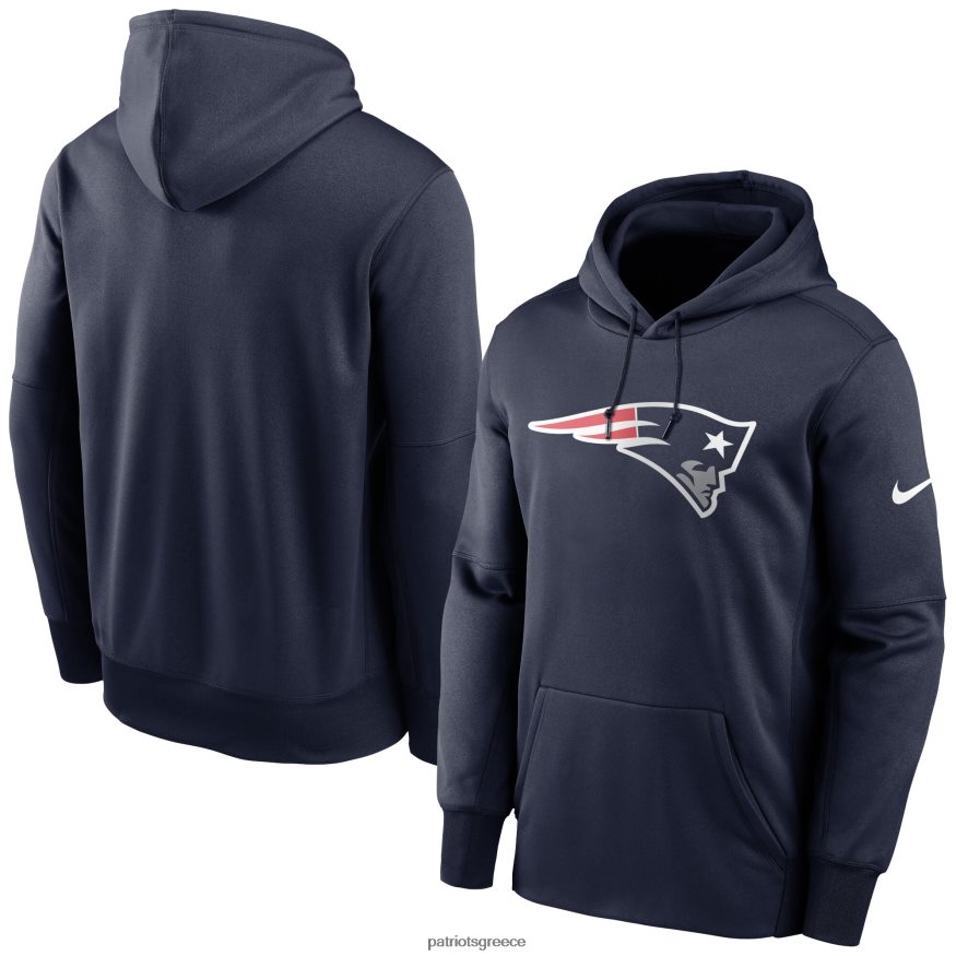 Patriots Jersey Φούτερ πουλόβερ απόδοσης με λογότυπο nike navy gear άνδρες είδη ένδυσης VPDHTZ469