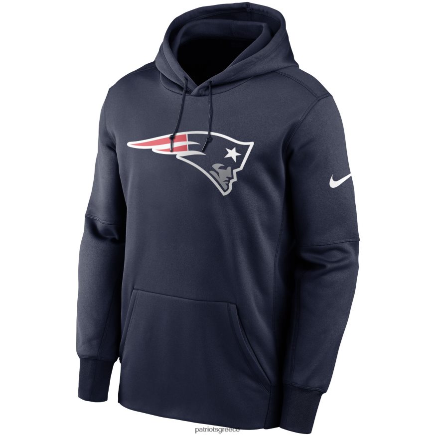 Patriots Jersey Φούτερ πουλόβερ απόδοσης με λογότυπο nike navy gear άνδρες είδη ένδυσης VPDHTZ469